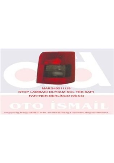 MARS 511119 STOP LAMBASI SOL PARTNER 96- / BERLINGO 96- DUYSUZ TE