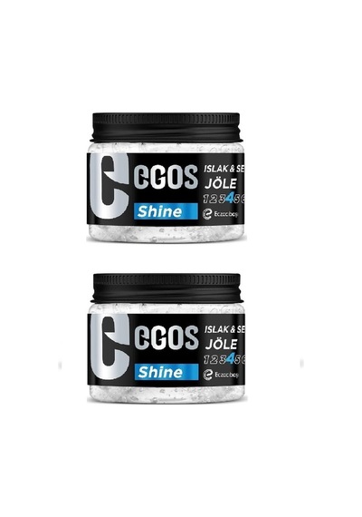 Egos No:4 Islak & Sert Jöle Shine 2 x 400 ML