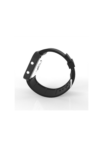 Cool Watch Saat - Siyah Led Kasa - Siyah Kayış Unisex Pembe