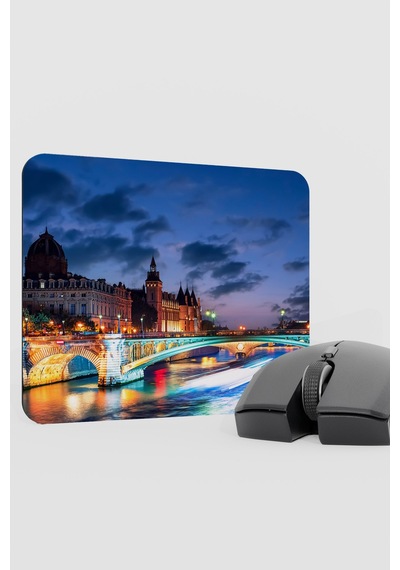Fransa Paris France V1 22x18 Gaming Kauçuk Kaymaz Taban Mouse Pad Fare Altlığı