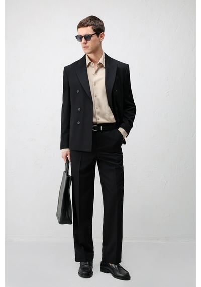 Antioch Straight Fit Erkek Pantolon Siyah