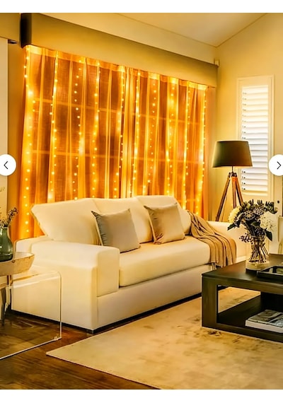 Yılbaşı Ağacı Ve Oda Dekorasyon Kumandalı 8 Ayrı Moda Sahip 3x3m 300x300cm Perde Led 10 Saçaklı Diğer