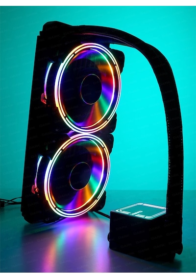 Dark AquaForce W246 240mm 2x12cm FRGB LED Fan + Pompa DKCCW246