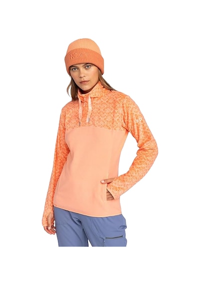 Roxy Roxy Kadın Polar Sayna Half Zip Pembe Mgk4 Çok Renkli