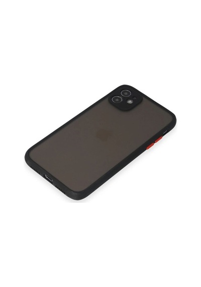 Apple, Uyumlu iPhone 11 Kılıf Montreal Silikon Kapak - Siyah