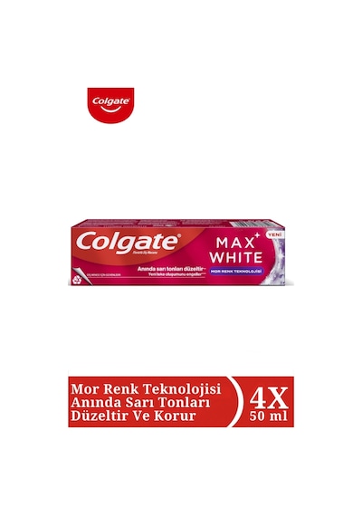Colgate Max White Purple Mor Renk Teknolojisi Diş Macunu 75 ML