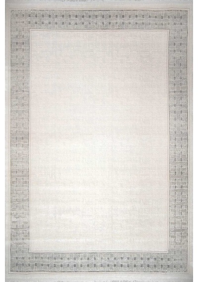 Modern Desenli Nar Yumuşak Dokulu Akrilik Halı Nr03 Kemik Kemik-krem