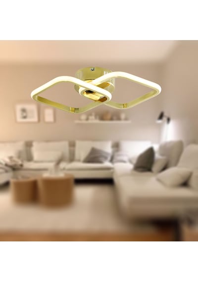 Tt405-2-sr Tt Aydınlatma Sarı Kaplama 2 Li Kare 3 Renk Işık Led Sarı