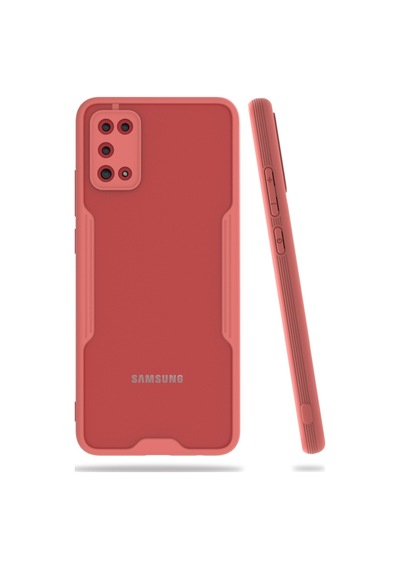 Samsung Uyumlu Galaxy A02S (A025) Kilif Platin Matte Silikon Arka Kapak 486101606