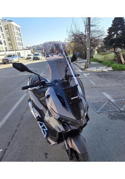 Motocam Mondial Ressivo 250 Ön Cam 2023-2026 Model 75cm Füme Renkli 4mm Uzun