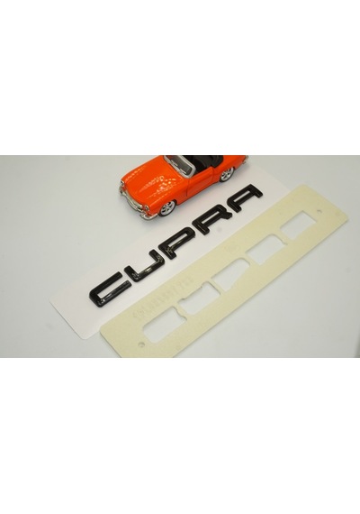 Seat Leon Cupra Bagaj Parlak Siyah Abs 3M 3D Yazı Logo Amblem