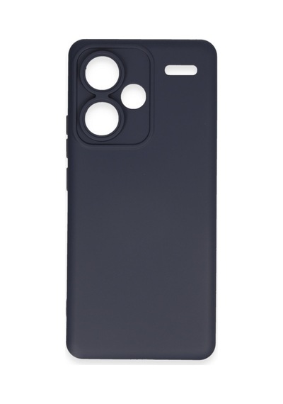 Xiaomi Redmi Note 13 Pro Plus Uyumlu Kılıf Nano İçi Kadife Silikon - Lacivert