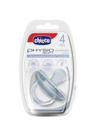 Chicco Physio Soft Silikon Emzik 4 ay+ Tekli Çok Renkli