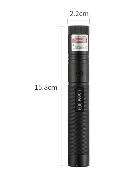 Lazer 303 Şarjlı Güçlü Lazer Kalem + Şarj Aparatı Kırmızı