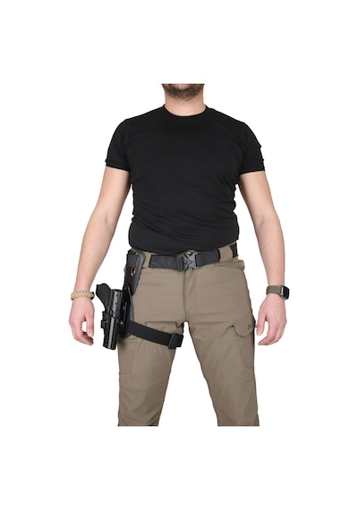 Black Grips Glock 17 19 Uyumlu Polimer Taktik Kılıf Ve Alçak Taşıma // Siyah Siyah