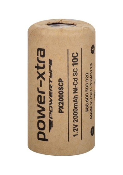 Power-xtra Px2000scp - 1.2v 2000 Mah - Sc - Ni-cd Şarjlı Pil - 10c