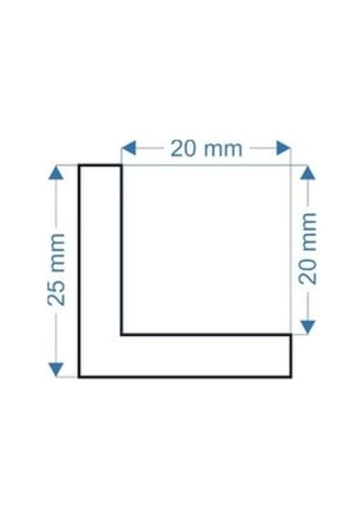 Puffyguard Kenar Köşe Koruyucu L1 - Model L1 - 1 Metre - 20x20x25mm - Tip : E H