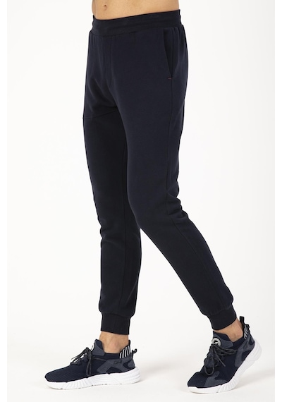 Maraton Sportswear Regular Erkek Ribana Paça Basic Koyu Mavi Eşofman Altı 21299-koyu Mavi Koyu Mavi