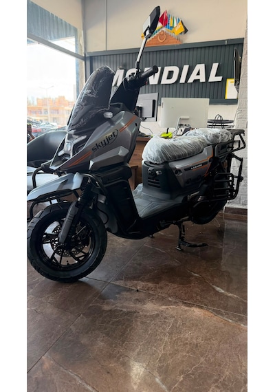 Skyjet Luckın Elektrikli Motosiklet Gri