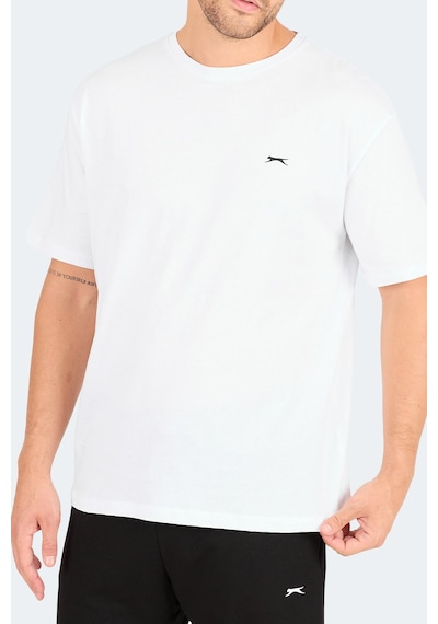 Slazenger Karnen In Oversize Erkek Baskılı Beyaz Tişört Beyaz Slazenger Karnen In Oversize Erkek Baskılı Beyaz Tişört Beyaz