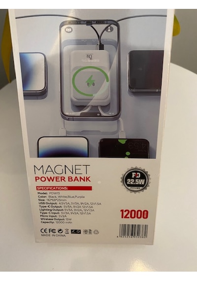 Powerbank 12000 Mah Siyah - Siyah