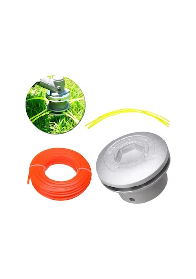 Motorlu Tırpan Ahtapot Başlık Ve 4 Mm 28 Mt Misina