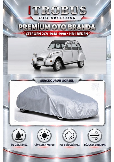 Citroen 2cv 1948-1990 Uyumlu Premium Araba Brandası Oto Branda Hb1 Beden