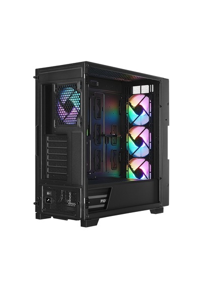 Rampage Azza V2 1000w 80+ Tempered Glass Argb Type-c Siyah Atx Gaming Kasa