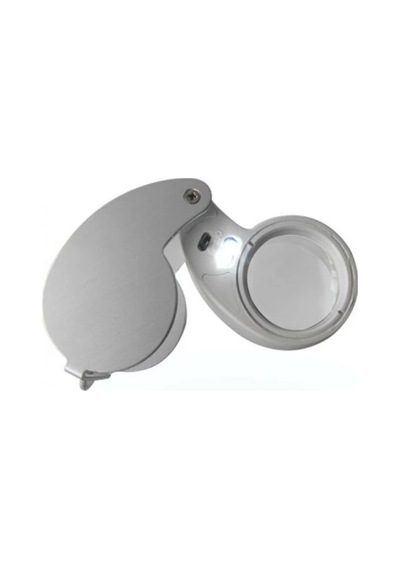 Mini 40x25mm Takı Büyüteç, Cep Büyüteç, Teftiş, Elmas Pullar, Madeni Kontrol Lup Mg21011