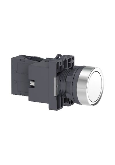 Schneider electric XA2EW31B1 Beyaz ışıklı yaylı buton- Ø22 - - 24