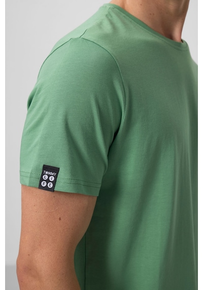 Tommylife Tommy Life Pastel Yeşil Erkek Basic Kısa Kol Standart Kalıp O Yaka T-shirt - 87911 Pastel Yeşil