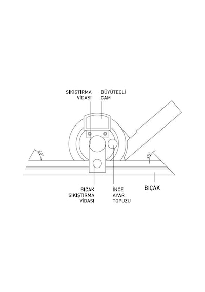 Fett 300mm/12" Asimeto Üniversal Açı Ölçer As-490065