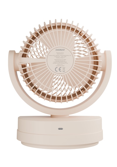 Everest Efn-509 Krem- Kahve 7 İnç 3 Kademeli 2100 Rpm Hız Duvar