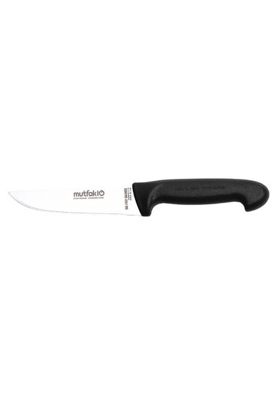 Mutfak10 Silver Seri Kasap Bıçağı No :0 13 Cm 32307 Siyah