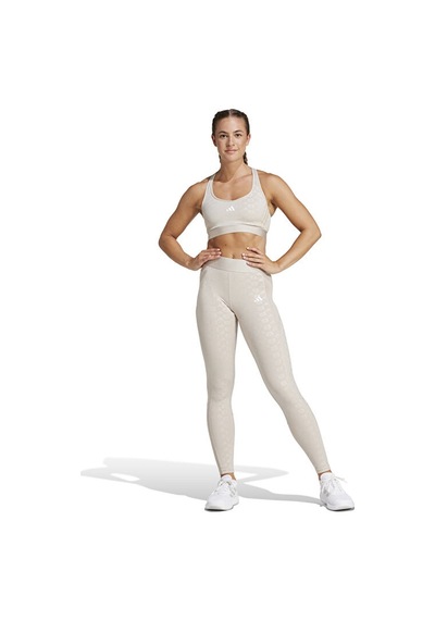 Adidas Hyglm 1/1 L Q4 Kadın Antrenman Taytı Ik5499 Bej Ik5499 Bej