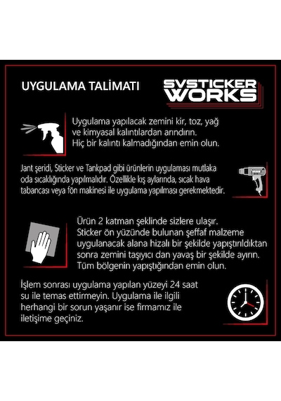 Gravity Kask Sticker Tüm Kasklar Uyumlu Tek Yön 1 Adet Turuncu