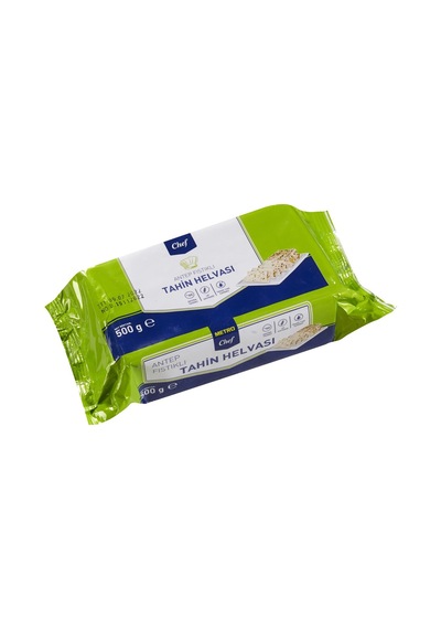 Metro Chef Antep Fıstıklı Helva 500 G - %100 Susam Tahinli 6'li Avantaj Paketi - 6 Adet Tarı