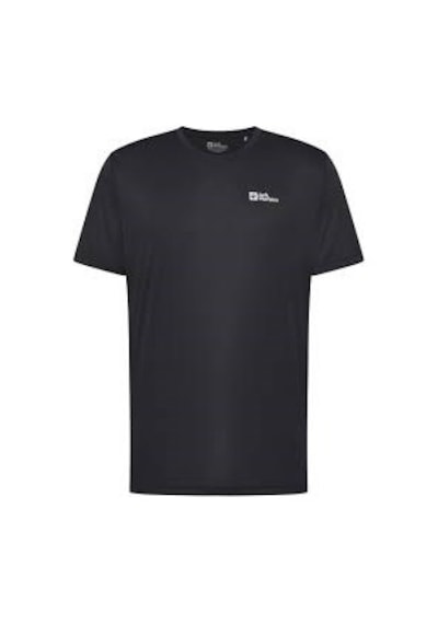 Jack Wolfskin Jack Wolfskın Tech T M Erkek Phantom T-shırt A63293-6350 Siyah