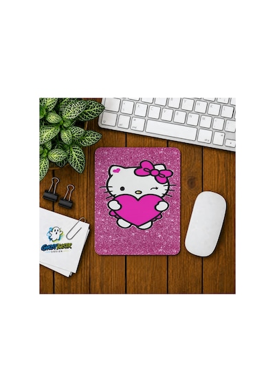 Hello Kitty Baskılı Oyuncu Mousepad 096
