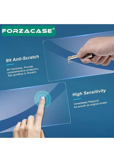 Forzacase 2in1 Tesla Model Y New Juniper Temperli Kırılmaz Cam Ekran Koruyucu - Fc1119 1