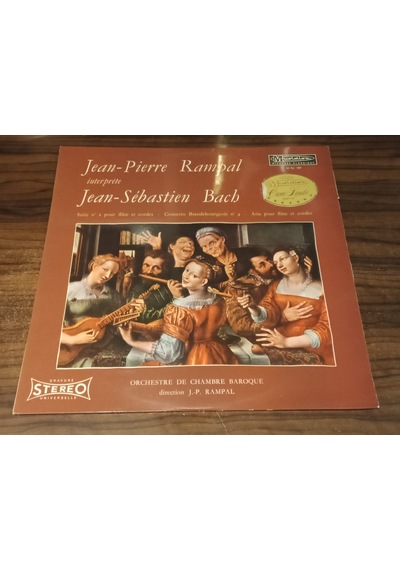 BACH - Jean-Pierre Rampal İnterprete Jean-Sebastien Bach , LP 198
