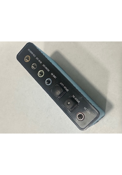 Usb Optik Ses Kartı Harici Optik Ses Kartı Usb 6 Kanal Ses Kartı
