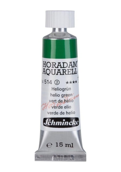 Schmincke : Horadam Aquarell Artist Sulu Boya : 15 Ml Tüp : Seri 2 514 Helio Green