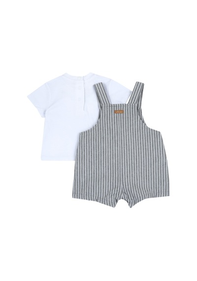 Chicco Takım / T-shirt+k.salopet 09073884000000 000095 Medıum Grey Gri