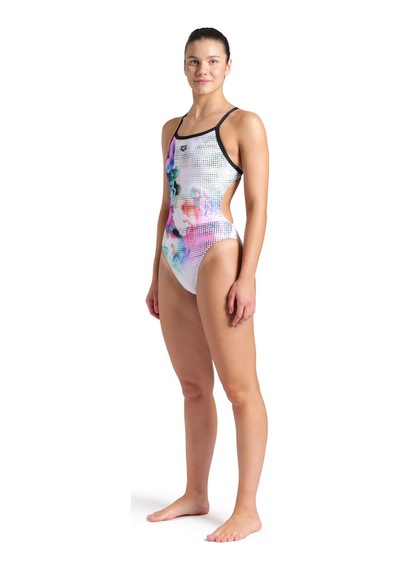 Arena Airbrush Swimsuit Challenge Back Kadın Siyah Yüzücü Mayosu 007912510 1592081 Siyah
