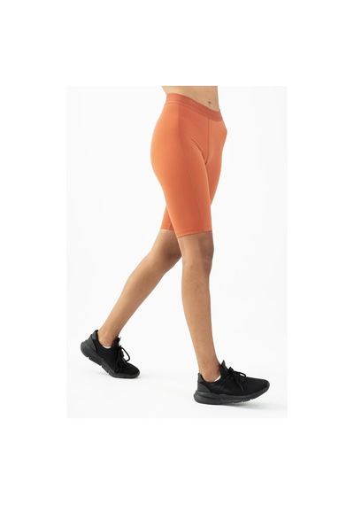 Maraton Active Slimfit Kadın Şort Fitness Kiremit Şort 22282-kiremit Kiremit