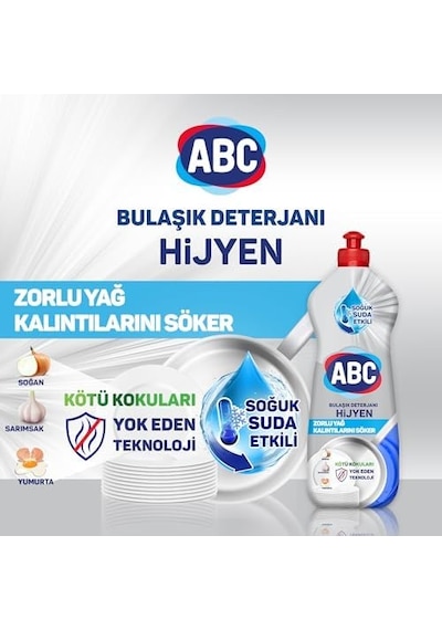 Abc Deterjan Bulaşık Deterjanı Hijyen 685 Gr