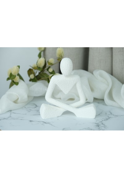 Yoga Heykel Biblo Dekoratif Obje