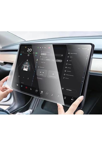 Tesla Model Y 15 İnç İle Uyumlu Mat Ekran Koruyucu Multimedya Şeffaf Belirtilmemiş
