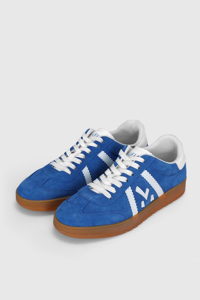 Lufian 111230262 Nelson Sneaker Erkek Deri Ayakkabı Mavi